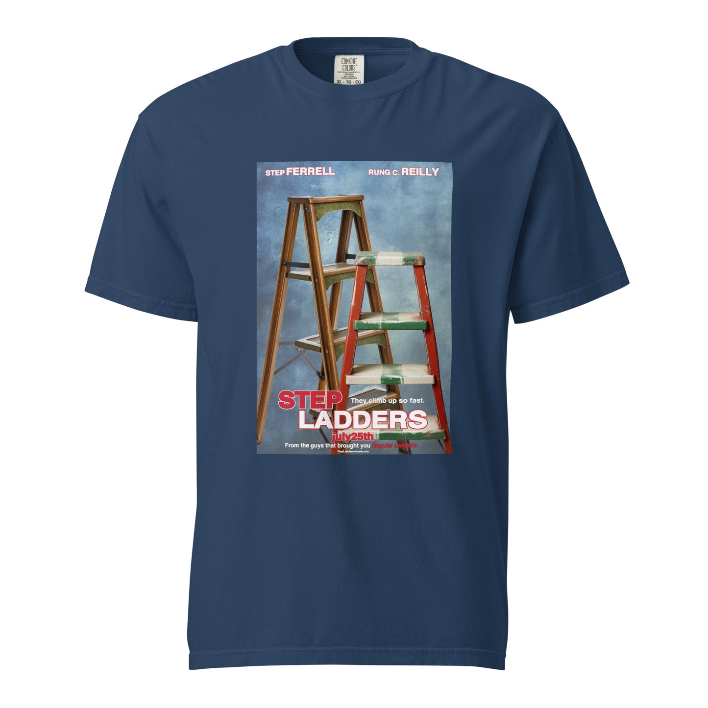 Step Ladders Movie Poster Parody t-shirt